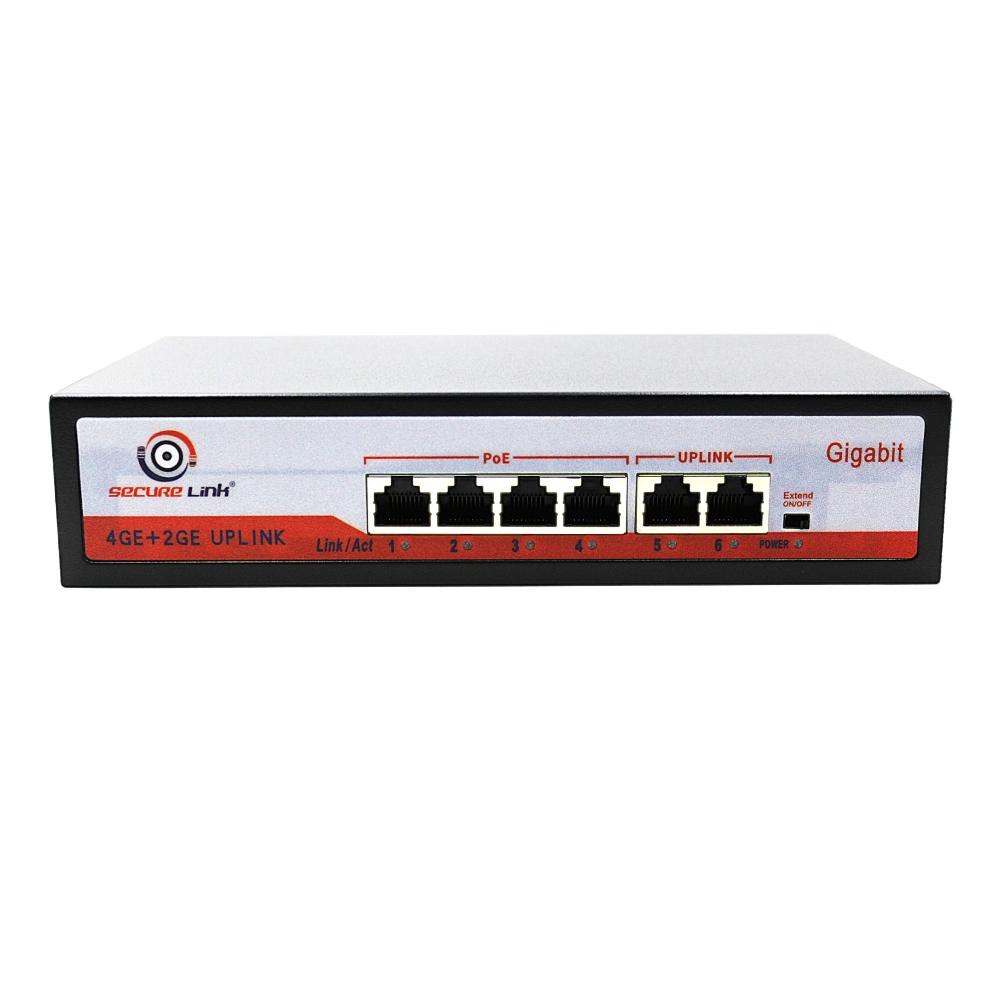 Securelink Poe Switch 4 Port (4 GE + 2 GE Port) view 2
